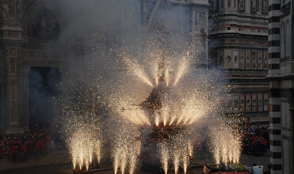 Most Popular Festivals in Italy 2025 - Nomadoverse - Explosion of the Cart in Florence