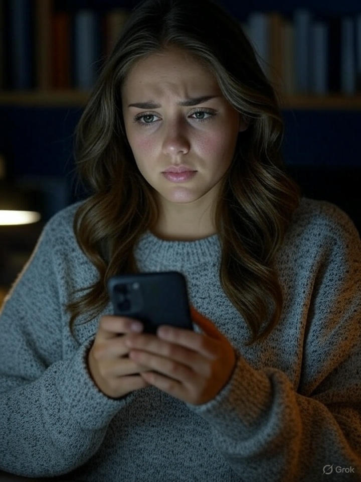 worrying girl - Best Internet Options for International Students in 2025 - nomadoverse